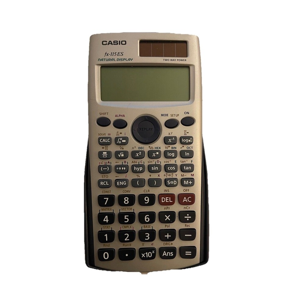 Casio fx-115 ES Natural Display "Two Way Power" Srce Scientific Calculator